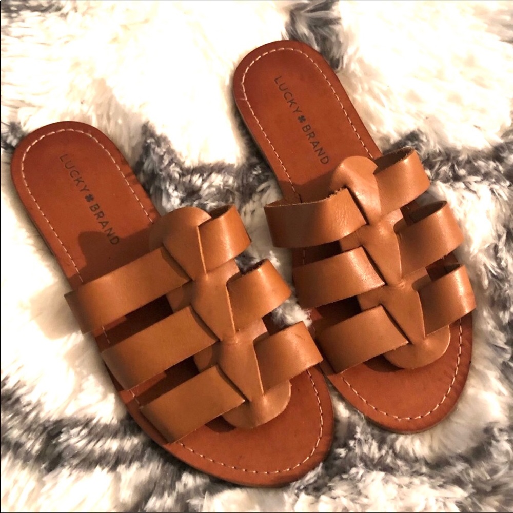Lucky Brand leather sandals size 7